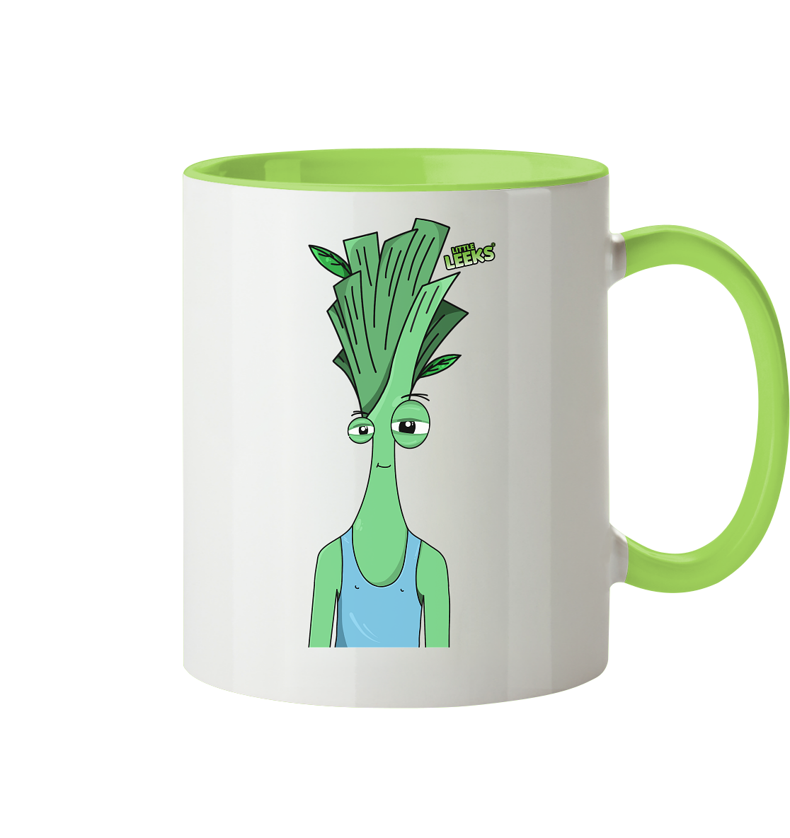 Motiv Little Leeks Nr 01: Standard Lauch  - Tasse zweifarbig