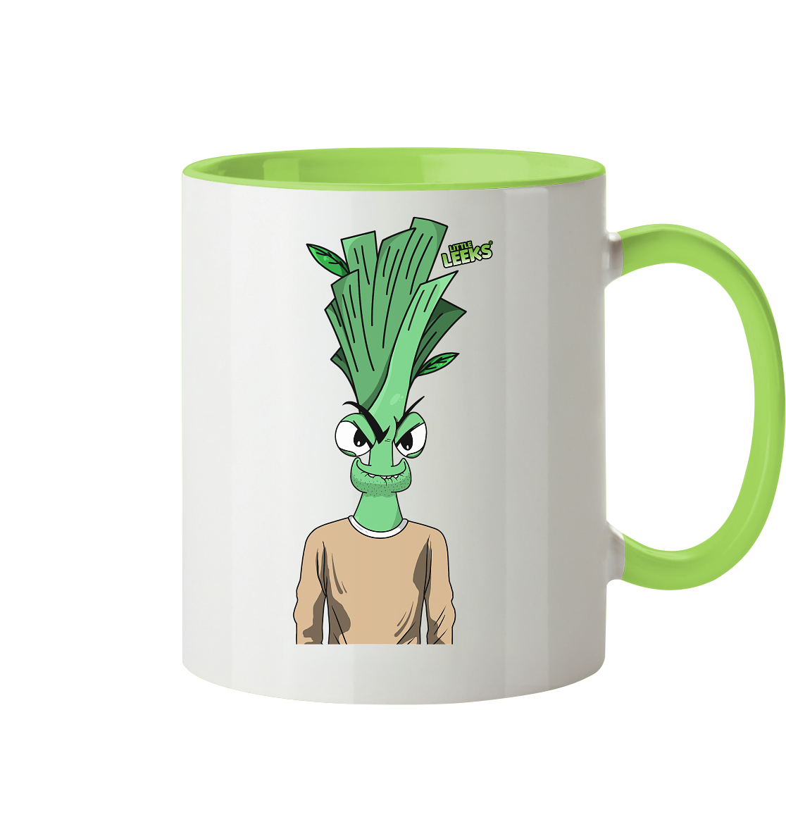 Motiv Nr 09: Rattenlauch - Tasse zweifarbig