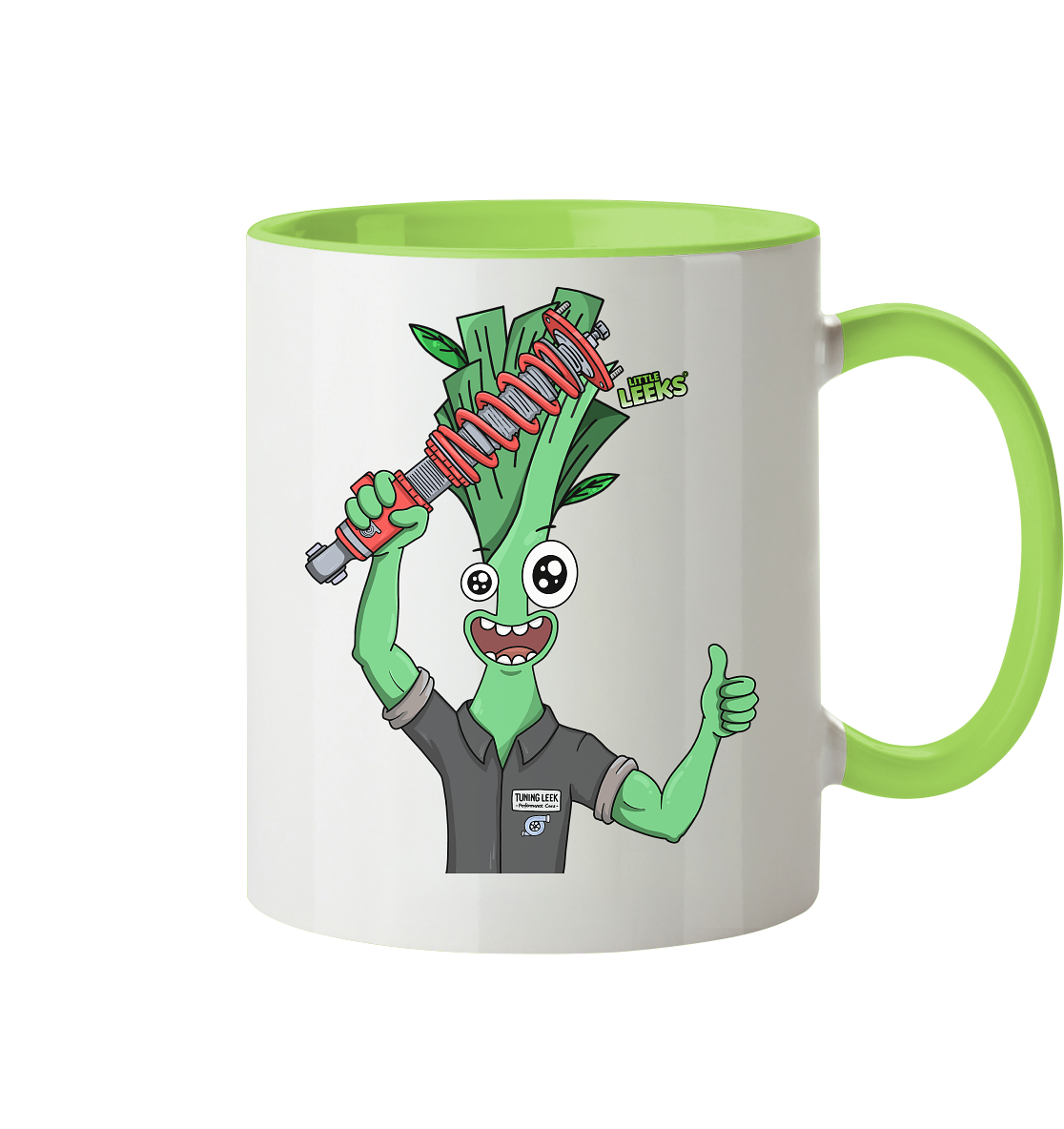 Motiv Little Leeks Nr 42: Tunerlauch - Tasse zweifarbig