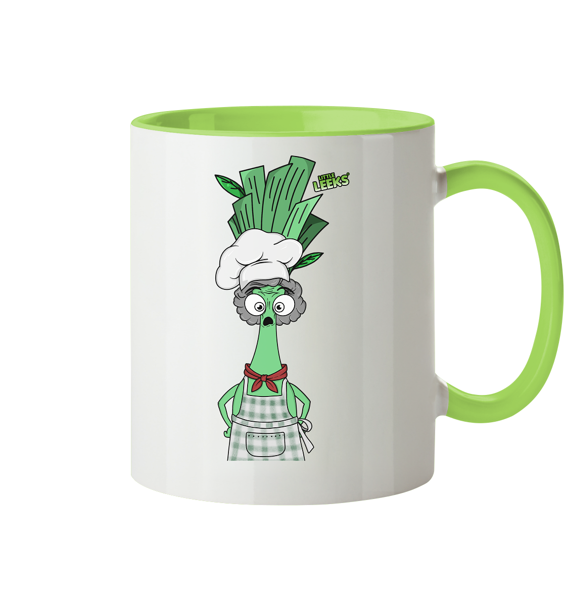 Motiv Little Leeks Nr 39: Grannylauch - Tasse zweifarbig