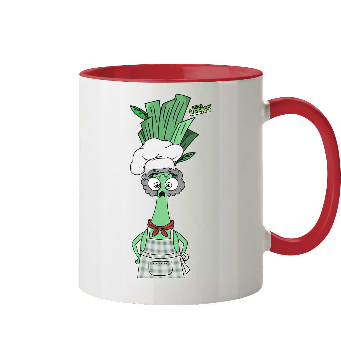 Motiv Little Leeks Nr 39: Grannylauch - Tasse zweifarbig