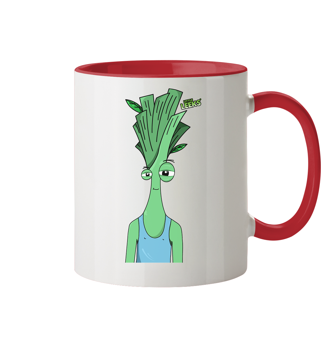 Motiv Little Leeks Nr 01: Standard Lauch  - Tasse zweifarbig