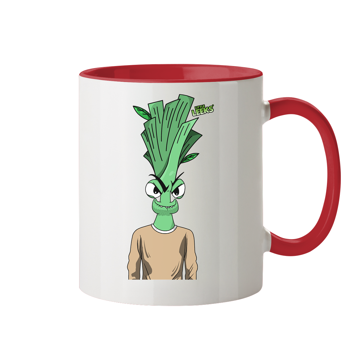 Motiv Nr 09: Rattenlauch - Tasse zweifarbig