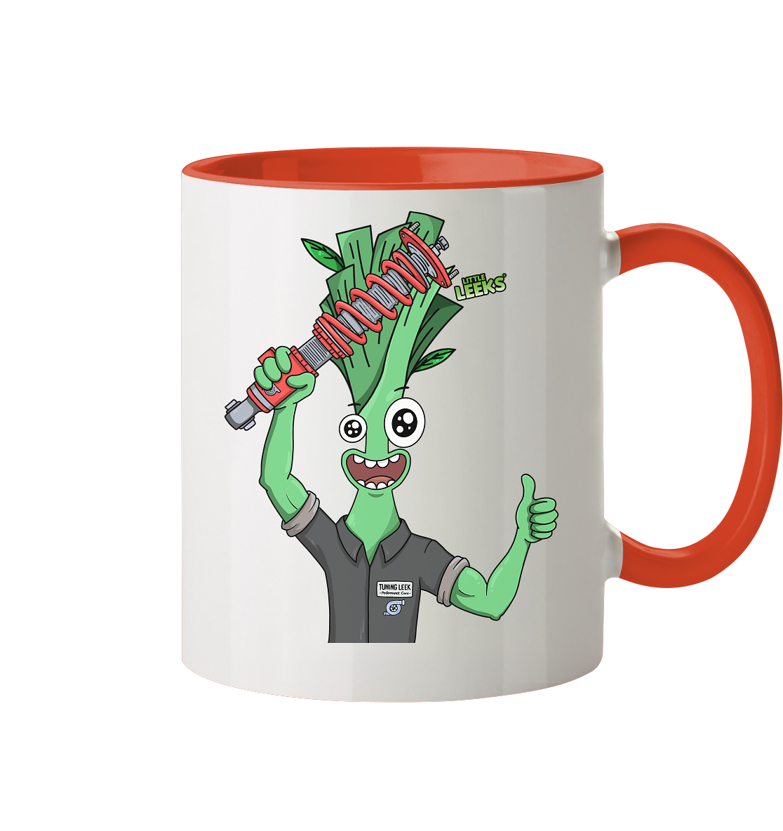 Motiv Little Leeks Nr 42: Tunerlauch - Tasse zweifarbig