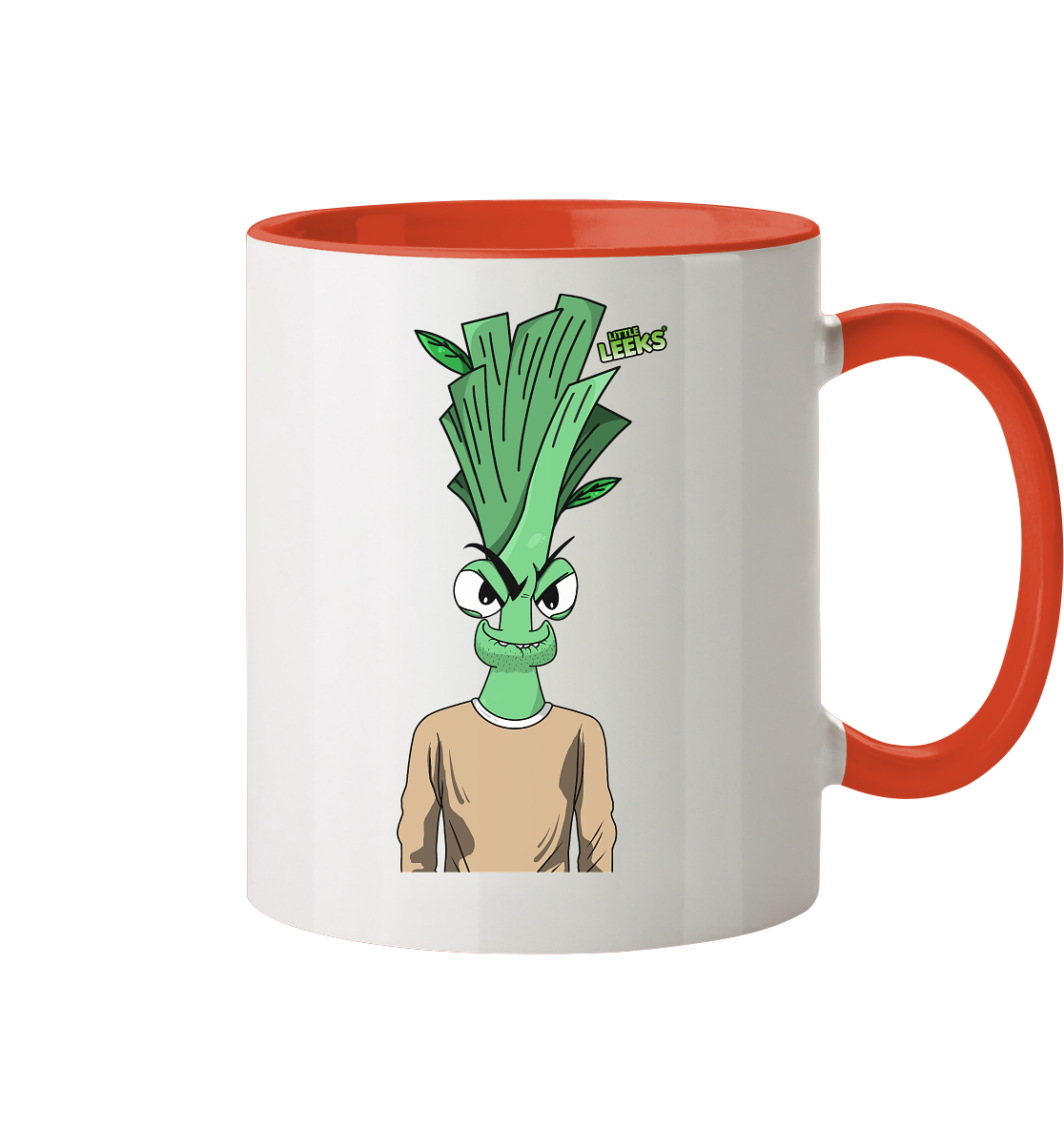 Motiv Nr 09: Rattenlauch - Tasse zweifarbig