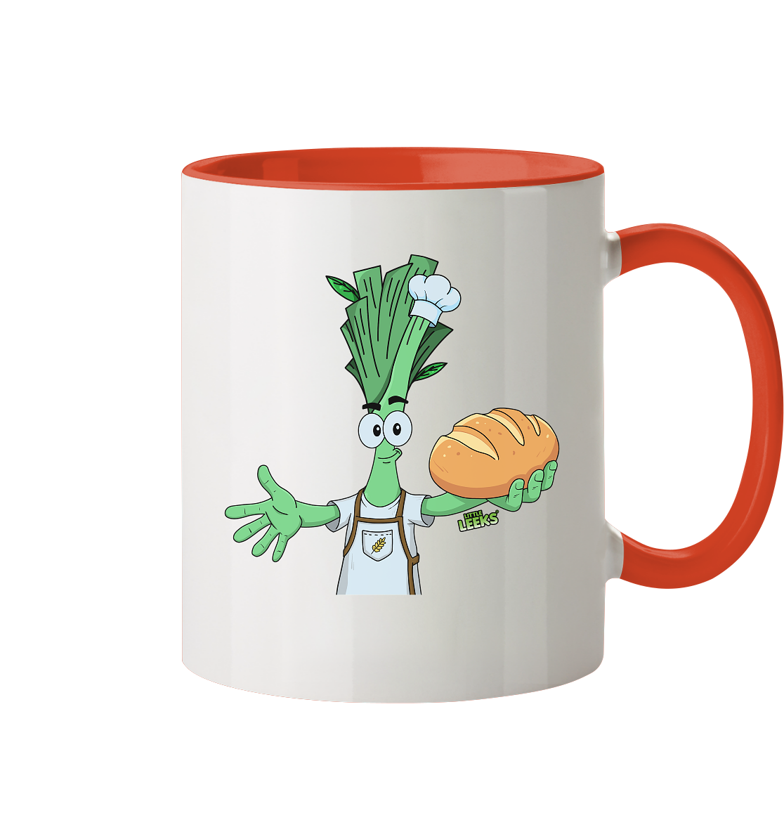 Motiv Little Leeks Nr 46: Backlauch - Tasse zweifarbig