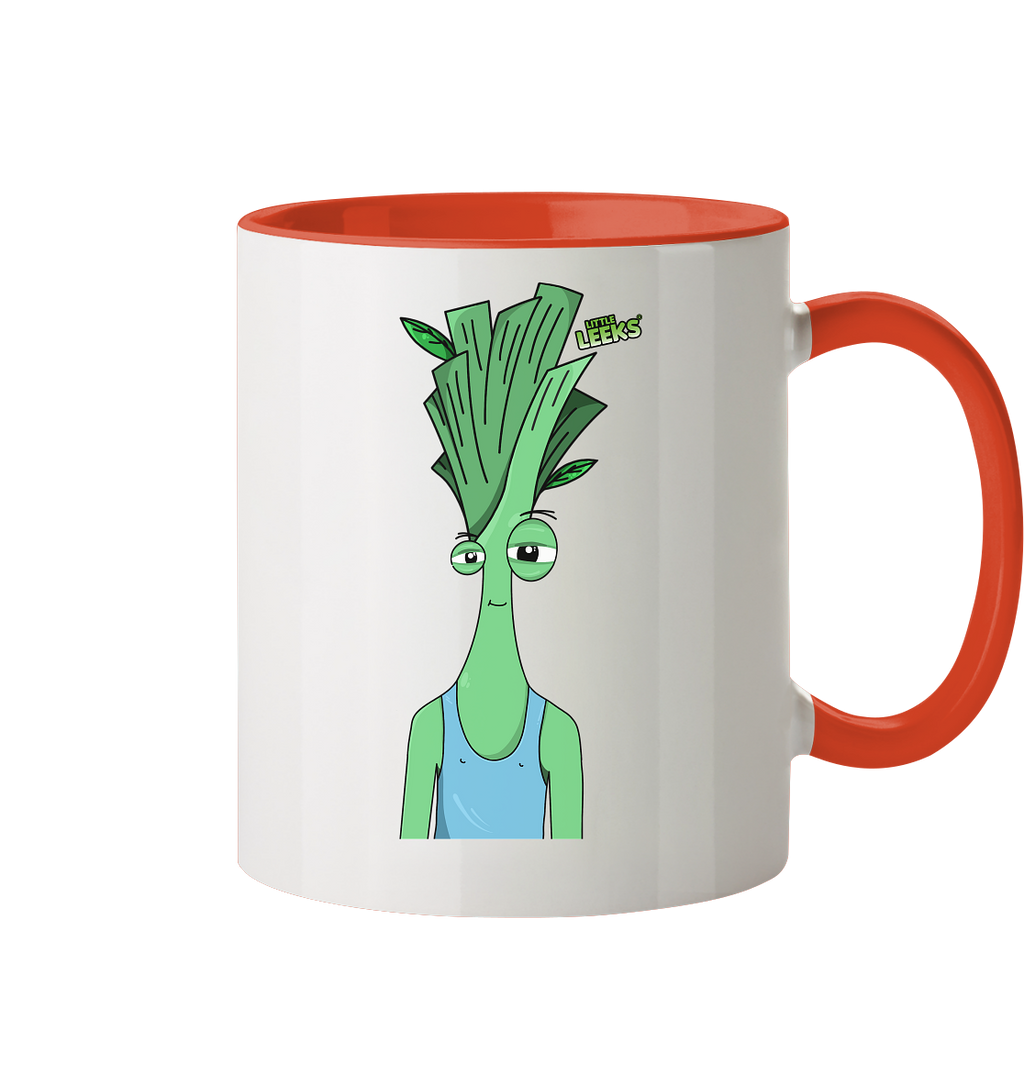 Motiv Little Leeks Nr 01: Standard Lauch  - Tasse zweifarbig