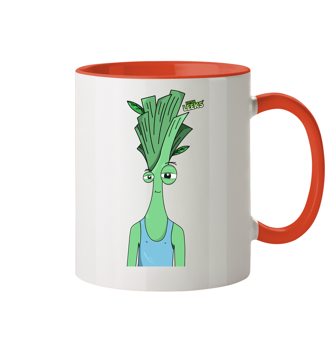 Motiv Little Leeks Nr 01: Standard Lauch  - Tasse zweifarbig