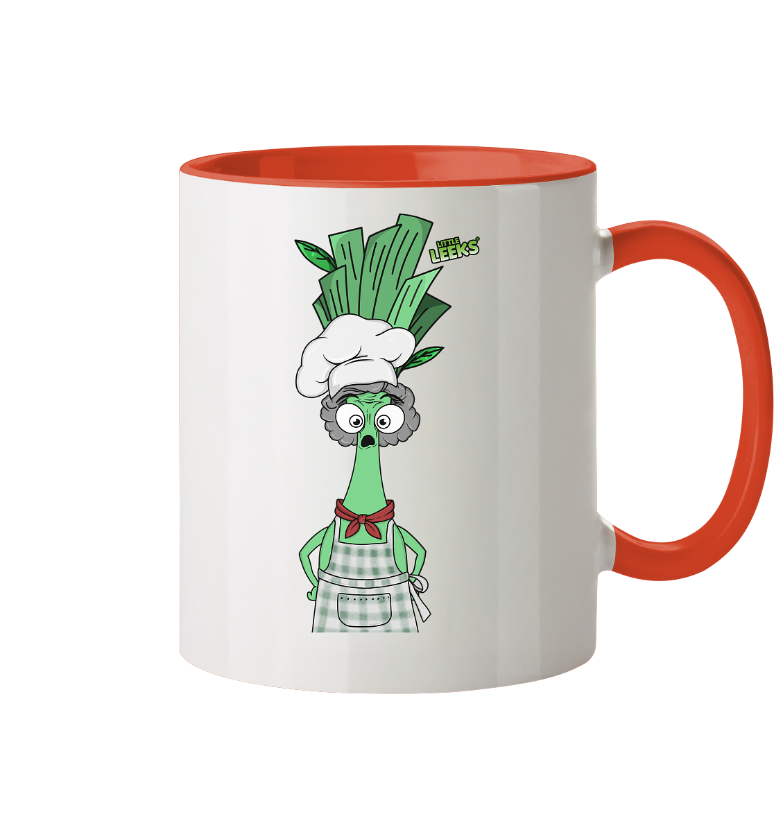 Motiv Little Leeks Nr 39: Grannylauch - Tasse zweifarbig