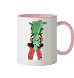 Motiv Little Leeks Nr 05: volle Lauchstärke - Tasse zweifarbig