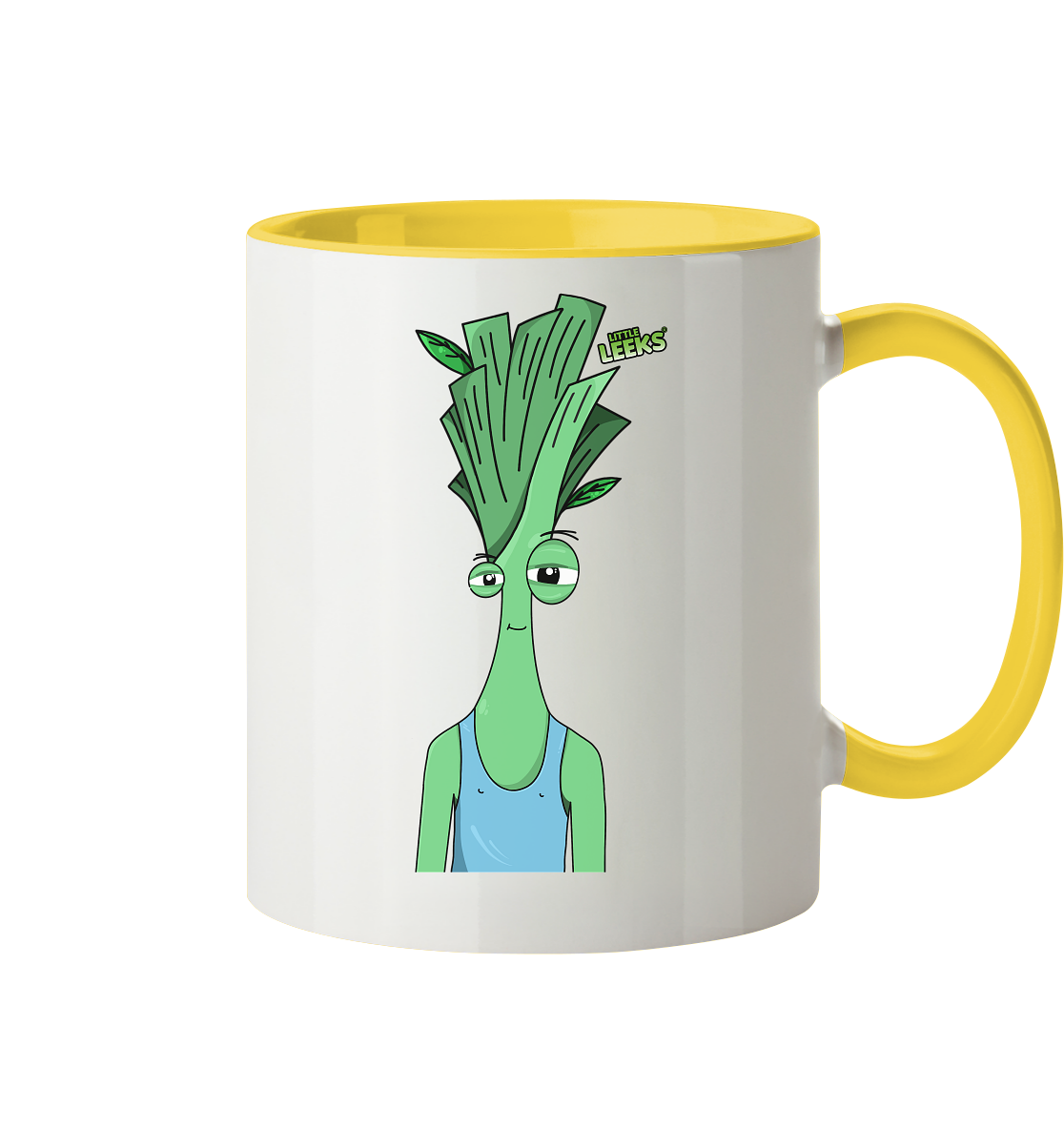 Motiv Little Leeks Nr 01: Standard Lauch  - Tasse zweifarbig