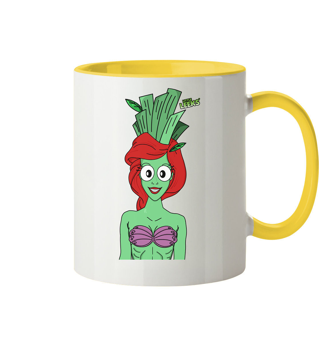 Motiv Nr 15: Meerjunglauch - Tasse zweifarbig