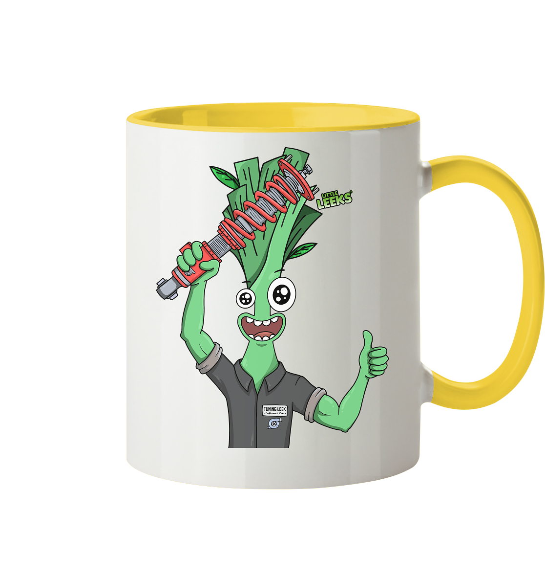Motiv Little Leeks Nr 42: Tunerlauch - Tasse zweifarbig