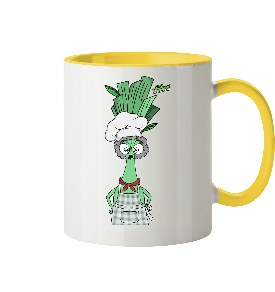Motiv Little Leeks Nr 39: Grannylauch - Tasse zweifarbig