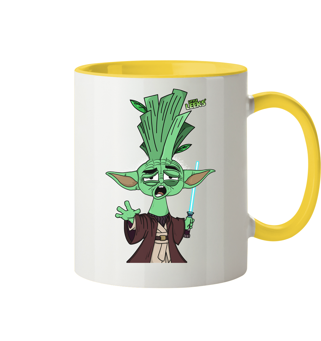 Motiv Nr 19: alter Gartenmeisterlauch - Tasse zweifarbig